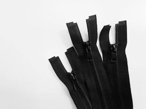 Great value 61cm Chunky Open End Zip 3 Pack- Black- ZP19 available to order online New Zealand