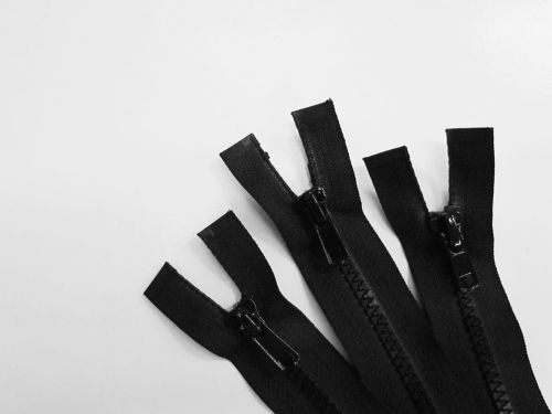 Great value 15cm Chunky Open End Zip 3 Pack- Black- ZP27 available to order online New Zealand