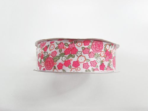 Great value 25m Roll- 25mm Flower Power Ribbon #T884 available to order online New Zealand