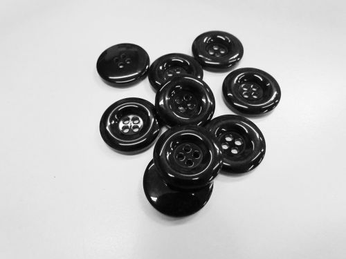 Great value 25mm Glossy Button- Black- FB672 available to order online New Zealand