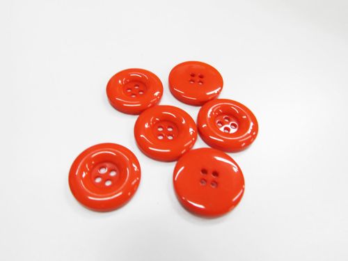 Great value 25mm Glossy Button- Orange- FB680 available to order online New Zealand