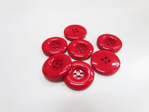 Great value 25mm Glossy Button- Lipstick Red- FB681 available to order online New Zealand