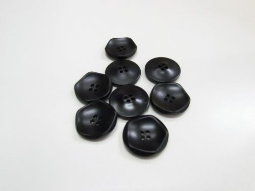 Great value 25mm Pentagon Button- Black- FB682 available to order online New Zealand