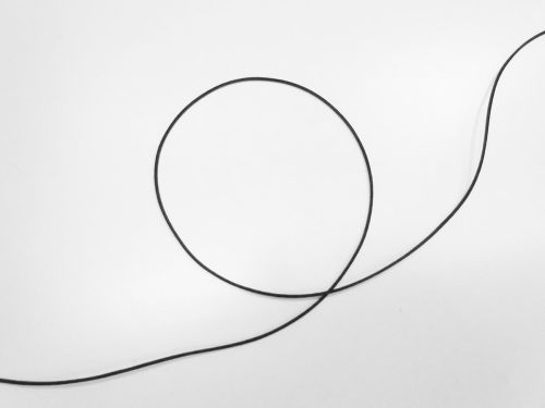 Great value 1mm Rat Tail Ribbon- Bat Black #T928 available to order online New Zealand