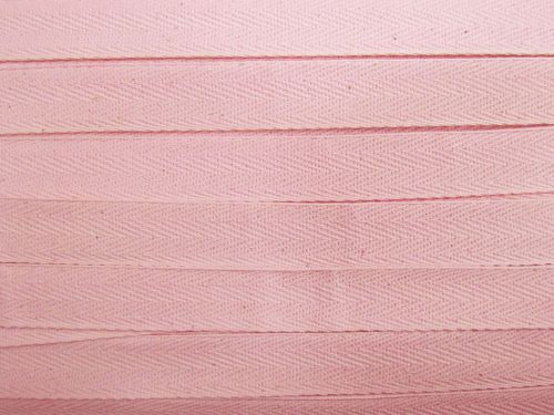 Great value 20mm Cotton Herringbone Tape- Ballet Pink #T932 available to order online New Zealand