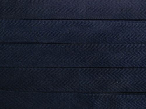 Great value 26mm Cotton Herringbone Tape- Ink Navy Blue #T941 available to order online New Zealand