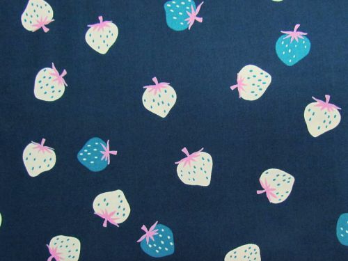Great value Ruby Star Society Cotton- Strawberry- Strawberry Toss- Navy available to order online New Zealand