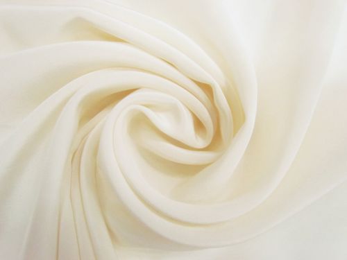 Great value Silk Crepe De Chine- Panna Cotta Cream #13638 available to order online New Zealand