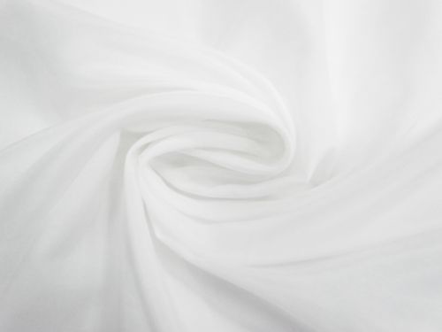 Great value Silk Cotton Voile- Fresh White #13640 available to order online New Zealand