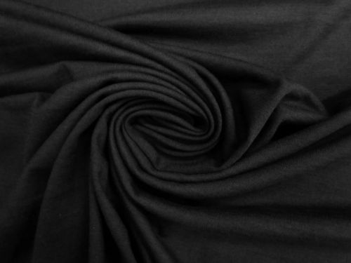 Great value Heavyweight Merino Wool Blend Jersey- Onyx Black #13664 available to order online New Zealand