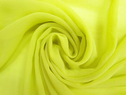 Great value Silk Georgette- Chartreuse #13700 available to order online New Zealand