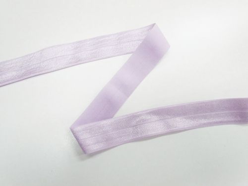 Great value 25mm Shiny Fold Over Elastic- Light Orchid #T968 available to order online New Zealand