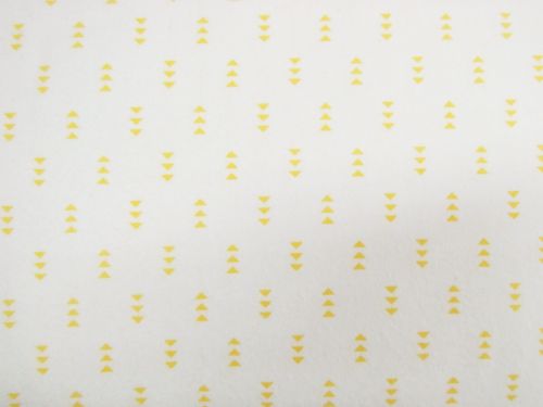 Great value Cozy Cotton Flannel- Arrows- Daffodil available to order online New Zealand