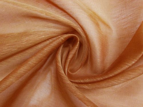 Great value Silk Linen Slub Organza- Warm Brown #13760 available to order online New Zealand