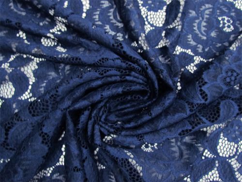 Great value Sophie's Garden Stretch Lace- Navy #13778 available to order online New Zealand