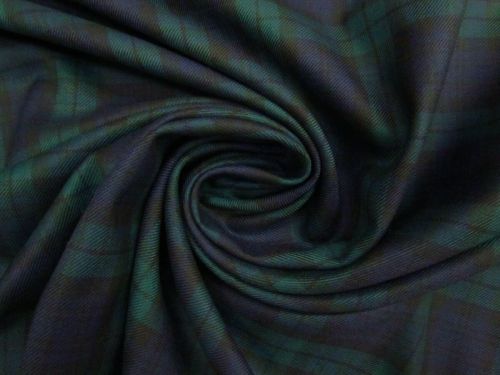 Great value Black Watch Tartan Superfine Wool Blend Suiting #13822 available to order online New Zealand