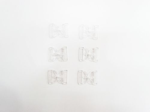 Great value 15mm Clear Plastic Fashion & Swim Clips RW016- 6pk available to order online New Zealand