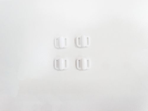 Great value 9mm Plastic Fashion & Swim Clips- White RW029- Pack of 4 available to order online New Zealand