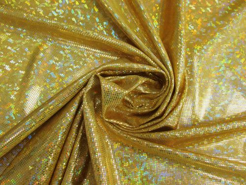 Great value Shattered Glass Spandex- Light Gold available to order online New Zealand