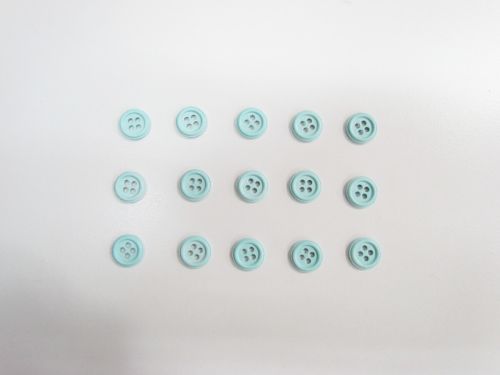 Great value 12mm Seaside Blue Buttons- 15pk RW380 available to order online New Zealand