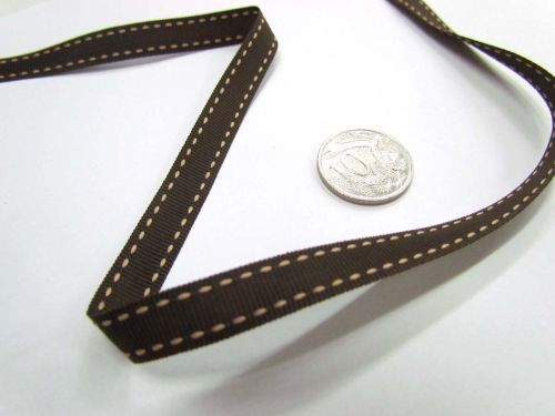Great value Stitch Ribbon 10mm- Brown / Latte available to order online New Zealand
