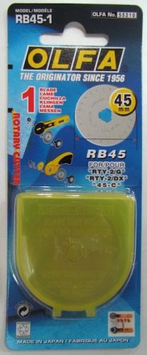 Great value Olfa Rotary Cutter Blades- 45mm available to order online New Zealand