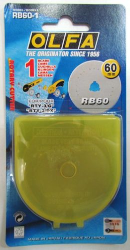 Great value Olfa Rotary Cutter Blades- 60mm available to order online New Zealand