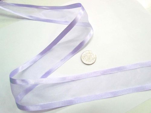 Great value Satin Edge Ribbon 38mm- Lavender available to order online New Zealand