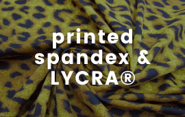 Printed Spandex & Lycra Fabrics