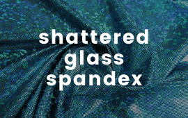Shattered Glass Holographic Lycra Fabric